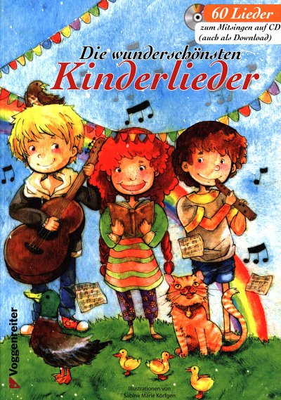 H. Kraus: Die wunderschönsten Kinderlied, GesKlaGitKey (+CD)