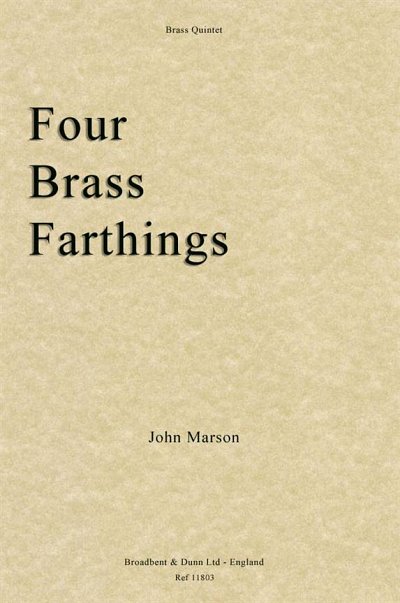 Four Brass Farthings, 5Blech (Pa+St)