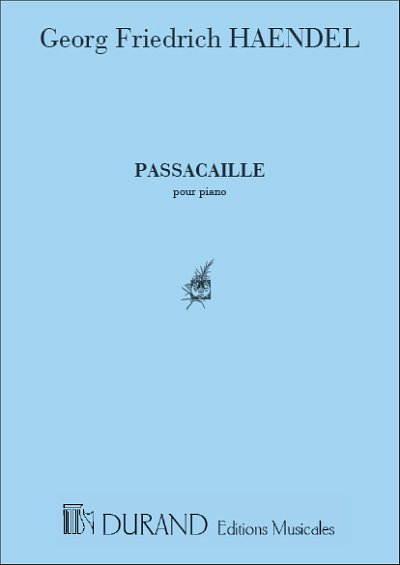 G.F. Händel: Passacaille Piano, Klav