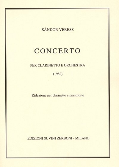 S. Veress: Concerto per clarinetto e orc, KlarKlv (KlavpaSt)