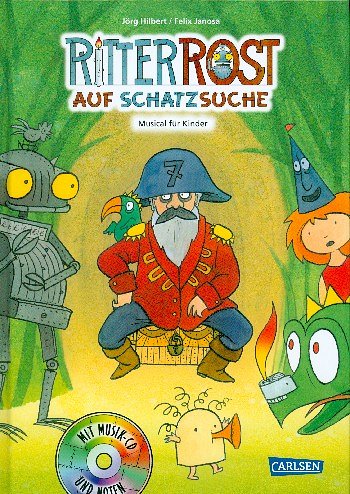 J. Hilbert: Ritter Rost auf Schatzsuche, Kst;Git/Klav (+CD)