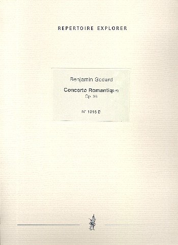Concerto romantique op.35 für Violine und Orchester, VlKlav