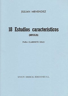 Dieciocho Estudios Caracteristicos Clarinet, Klar