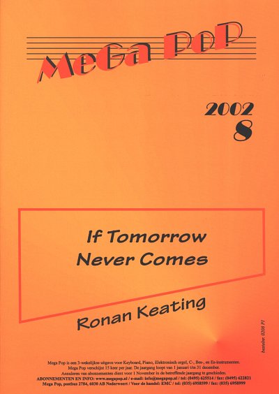 Keating Ronan: If Tomorrow Never Comes Mega Pop 2002 8