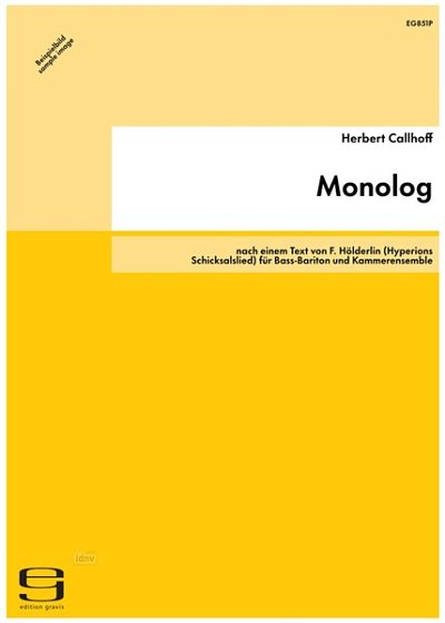 H. Callhoff: Monolog (2002)