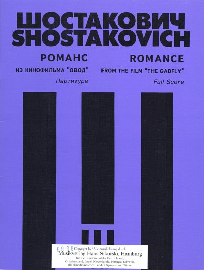 D. Schostakowitsch: Romance op 97a Nr 8 (The Gadfly)