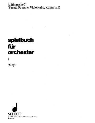 Spielbuch für Orchester Band 1, Orch