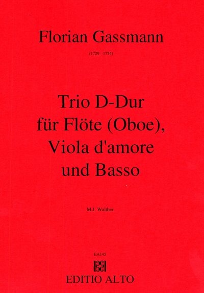 Gassmann Johann Baptist: Trio D-Dur