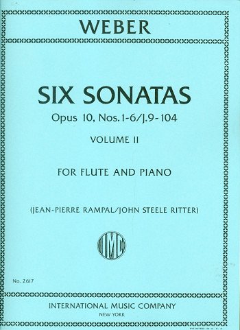 C.M. von Weber: 6 Sonate Vol. 2 (Rampal/Ritter), Fl