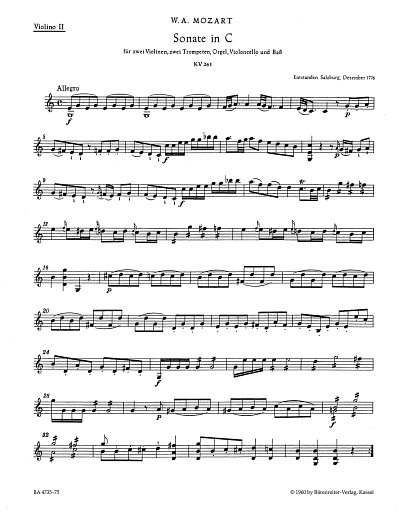 W.A. Mozart: Sämtliche Kirchensonaten 5