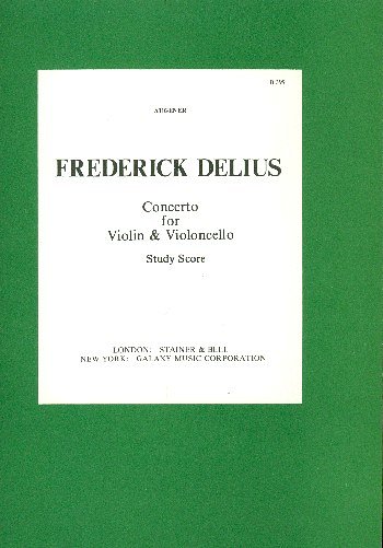 F. Delius: Double Concerto for Violin, Cello, VlVcOrch (Stp)