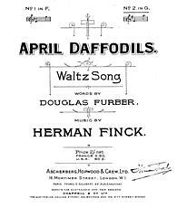 H. Finck y otros.: April Daffodils