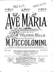 M. Piccolomini et al.: Ave Maria