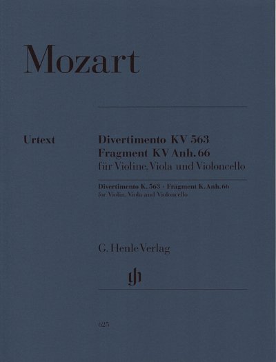 W.A. Mozart: Divertimento KV 563 / Fragmen, VlVlaVc (Stsatz)
