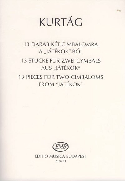 G. Kurtág: 13 Stücke für 2 Cimbaloms, 2Cimb (Sppa)