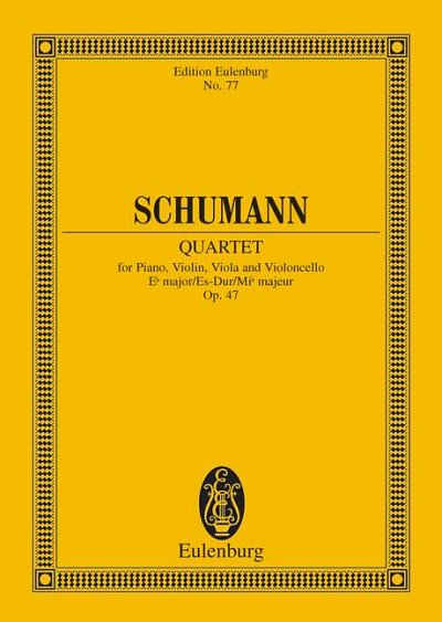 DL: R. Schumann: Klavierquartett Es-Dur, VlVlaVcKlav (Stp)