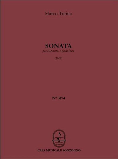 M. Tutino: Sonata, KlarKlv (Stsatz)