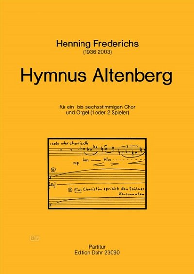 F. Henning: Hymnus Altenberg (Part.)