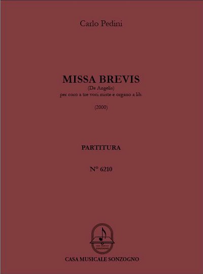 C. Pedini: Missa brevis (De Angelis)