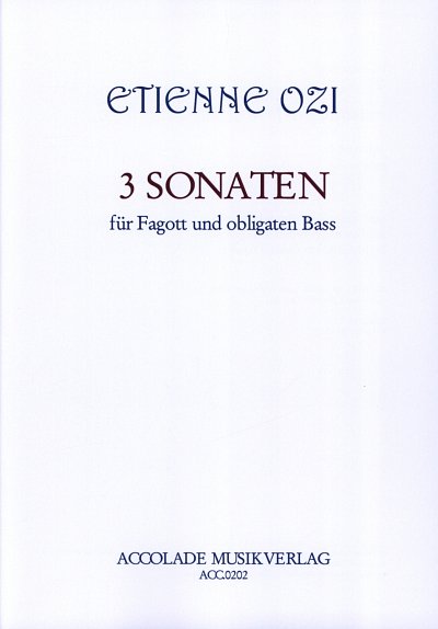 Ozi Etienne: 3 Sonaten