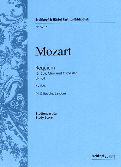 W.A. Mozart: Requiem d-Moll KV 626, 4GesGchOrchO (Stp)