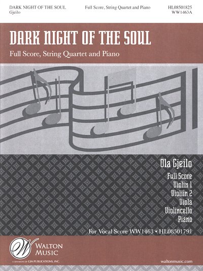O. Gjeilo: Dark Night of the Soul, Gch84StrKlv (Pa+St)