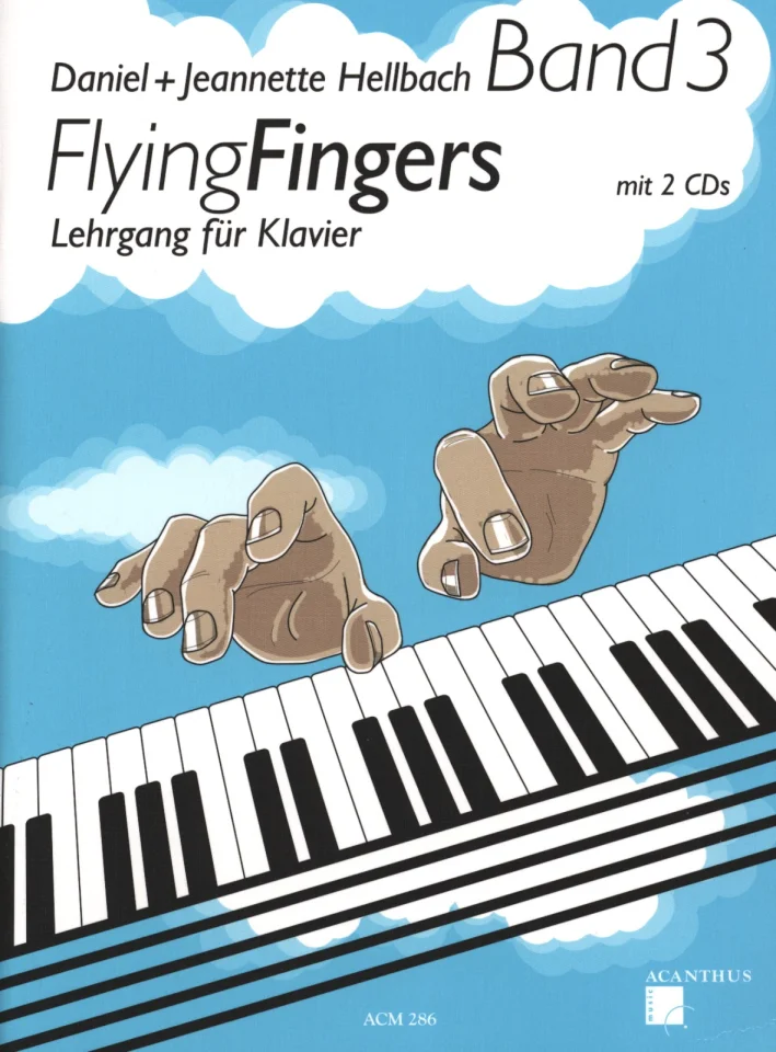 D. Hellbach: Flying Fingers 3, Klav (+2CDs) (0)