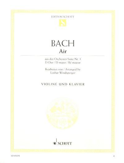 J.S. Bach: Air BWV 1068 , VlKlav