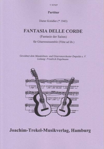 D. Kreidler: Fantasia Delle Corde, Gitens (Pa+St)