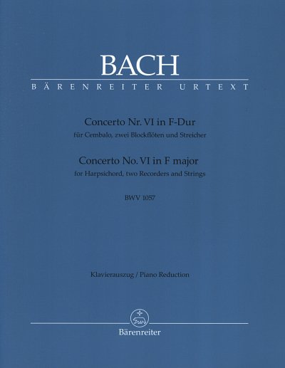 J.S. Bach: Concerto Nr. IV F-Dur BWV 10, 2AblfCembStr (KASt)