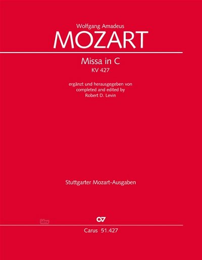 DL: W.A. Mozart: Missa in c c-Moll KV 427 (Part.)