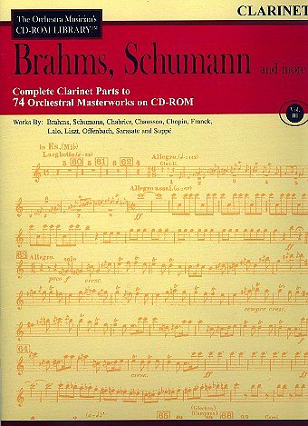 J. Brahms: Brahms, Schumann & More - Volume 3, Klar (CD-ROM)