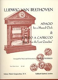 L. v. Beethoven: Adagio and Rondo a Capriccio, 2Klav (Bu)