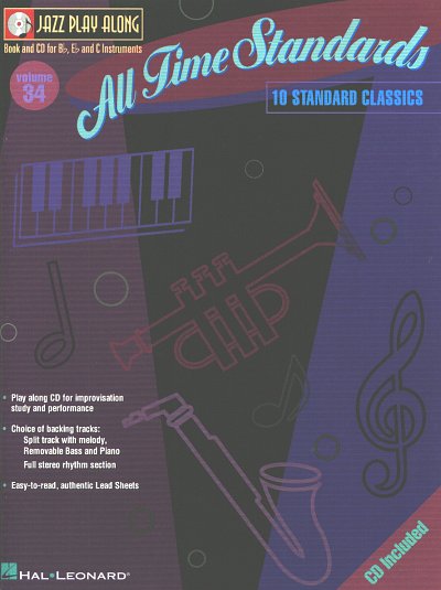 JazzPA 34: All Time Standards, CBEsCbasCbo (+CD)