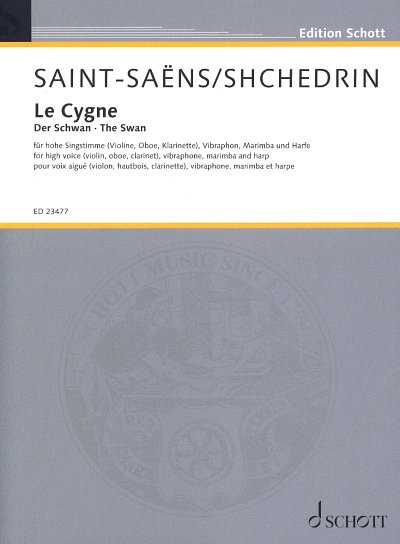 C. Saint-Saëns: Le Cygne (Der Schwan), GesVar (Pa+St)