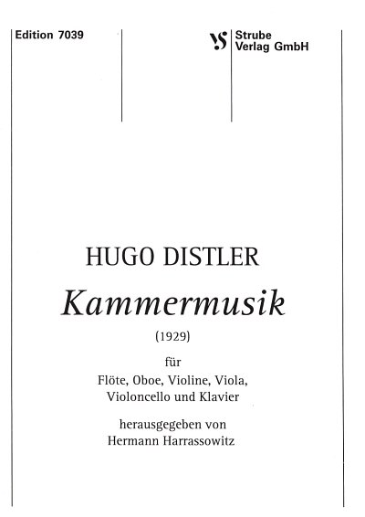 H. Distler: Kammermusik (1929)