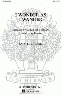 J.J. Niles: I Wonder As I Wander, GchKlav (Chpa)