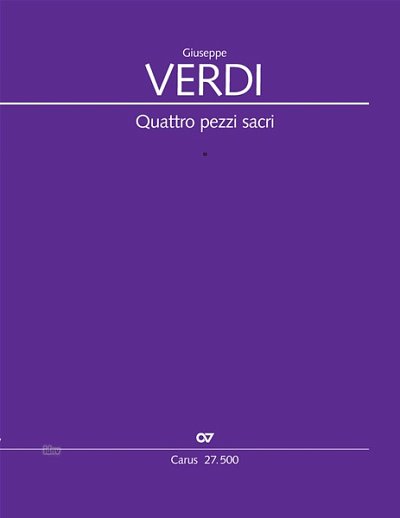DL: G. Verdi: Quattro pezzi sacri (Part.)