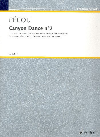 T. Pecou: Canyon Dance no. 2, FlAblfObPerc (Pa+St)