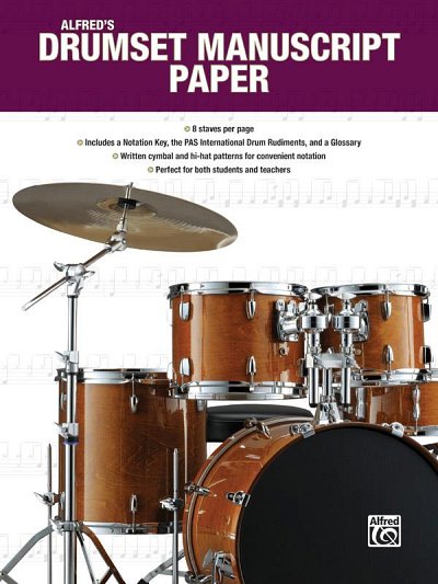 D. Black: Alfreds Drum Manuscript Paper (Bu)