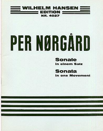 P. Nørgård: Sonata In One Movement For Piano Op.6