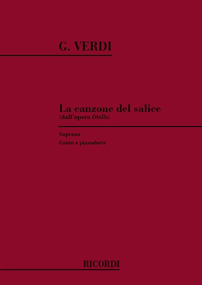 G. Verdi: Otello: Canzone Del Salice, GesKlav