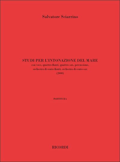Studi Per L'Intonazione Del Mare (Part.)