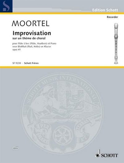 Moortel, Arie van de: Improvisation sur un thème de choral op. 41