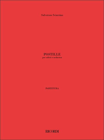 Postille (Da 'Il Paradiso' Di Dante), Sinfo (Part.)