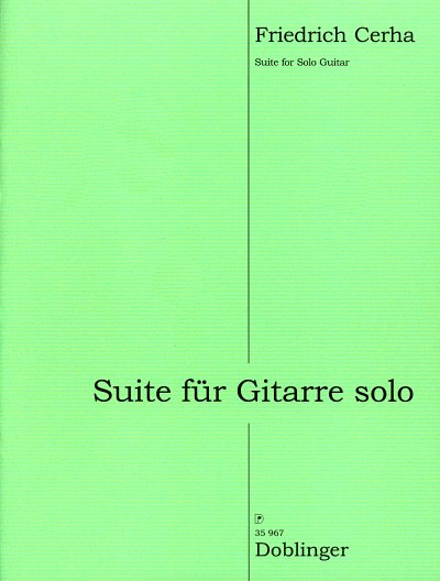 F. Cerha: Suite für Gitarre solo, Git