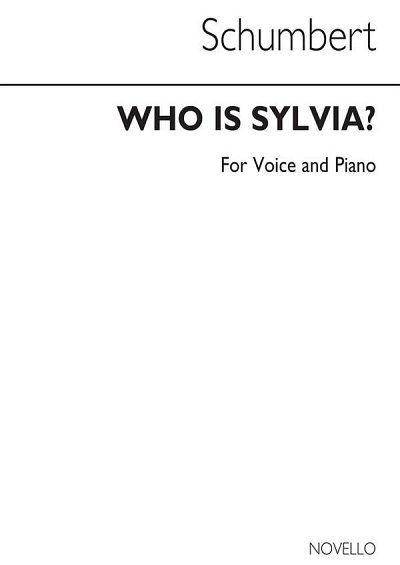 F. Schubert: Who Is Sylvia, GesTeKlav (Bu)