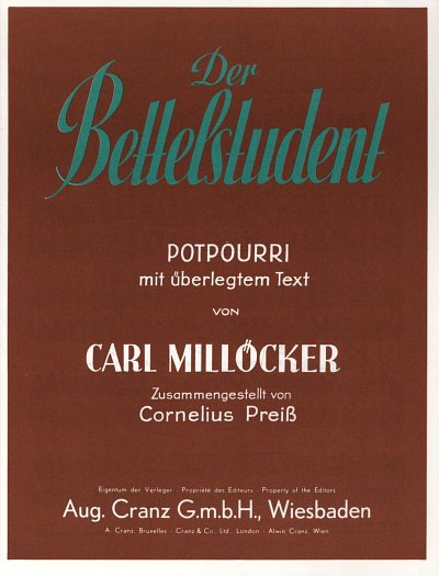 C. Millöcker: Der Bettelstudent , GesKlav