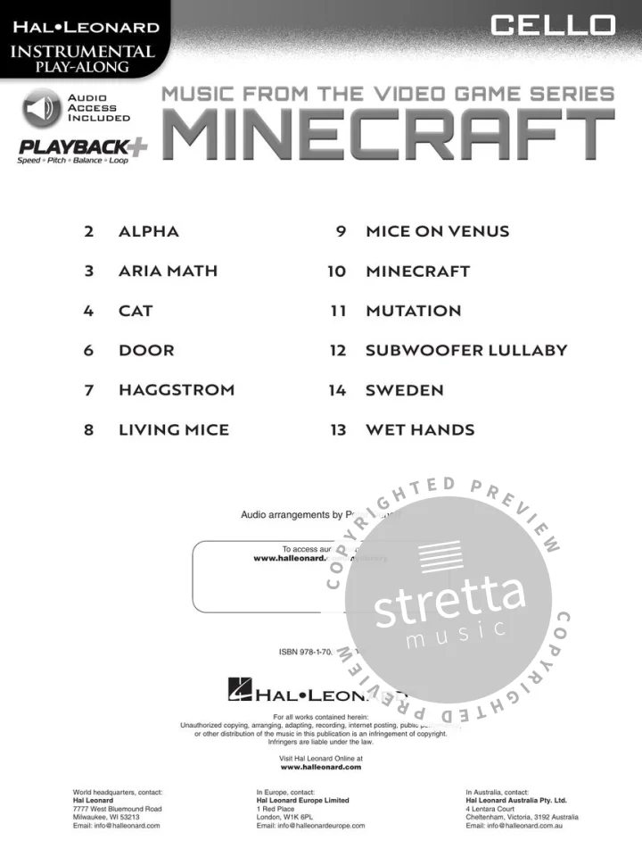 Minecraft - Music from the Video Game Series, Vc (+OnlAudio) (1)
