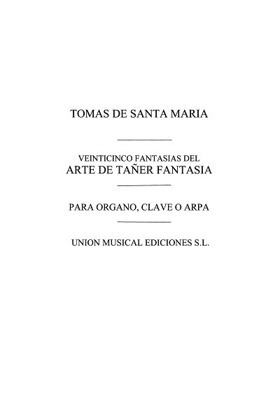 Santa Maria Veinticinco Fantasias, Key